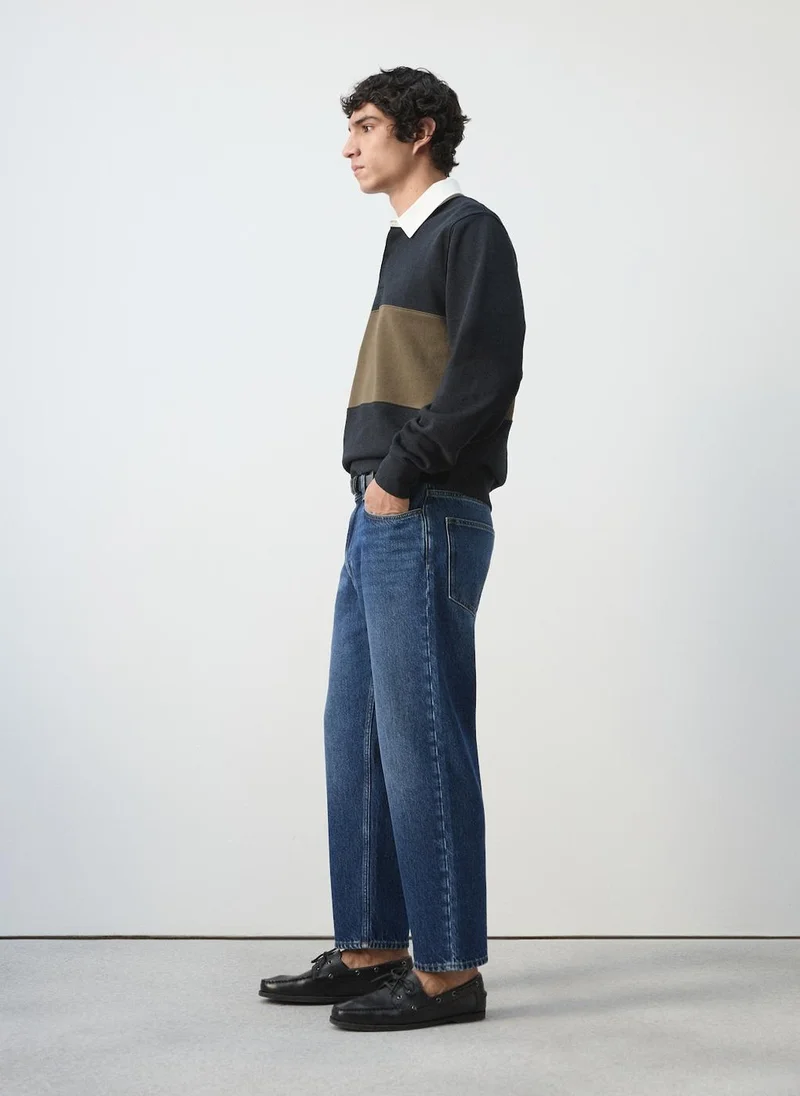 Mango Man  Sammy cropped carrot-fit jeans for Men | Best Price UAE